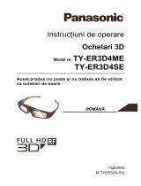 Panasonic TYER3D4SE Instrucțiuni de utilizare