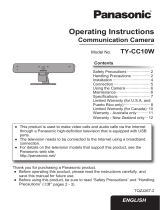 Panasonic TYCC10W Instrucțiuni de utilizare