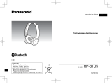 Panasonic RPBTD5 Instrucțiuni de utilizare