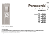 Panasonic RRUS490 Instrucțiuni de utilizare