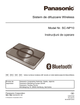 Panasonic SCNP10EG Instrucțiuni de utilizare