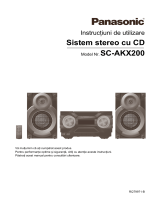 Panasonic SCAKX200E Instrucțiuni de utilizare