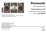 Panasonic SCAKX16E Instrucțiuni de utilizare