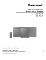 Panasonic SCHC295 Instrucțiuni de utilizare