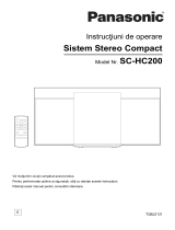 Panasonic SCHC200 Instrucțiuni de utilizare