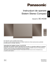 Panasonic SCHC58EG Instrucțiuni de utilizare