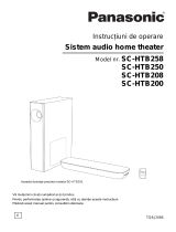 Panasonic SCHTB258 Instrucțiuni de utilizare