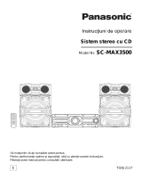 Panasonic SCMAX3500 Instrucțiuni de utilizare