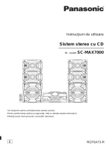 Panasonic SCMAX7000 Instrucțiuni de utilizare
