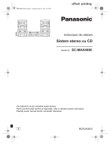 Panasonic SCMAX4000 Instrucțiuni de utilizare