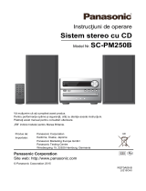 Panasonic SCPM250B Instrucțiuni de utilizare