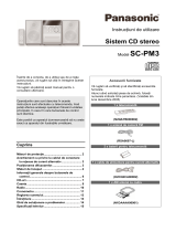Panasonic SCPM3 Instrucțiuni de utilizare