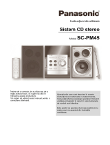 Panasonic SCPM45 Instrucțiuni de utilizare