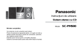 Panasonic SCPM500 Instrucțiuni de utilizare