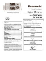 Panasonic SCPM54 Instrucțiuni de utilizare
