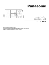 Panasonic SCPM600 Instrucțiuni de utilizare