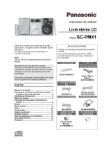 Panasonic sc-pmx1 Instrucțiuni de utilizare