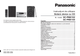 Panasonic SCPMX150 Instrucțiuni de utilizare