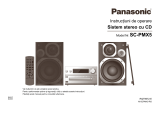 Panasonic SCPMX5EG Instrucțiuni de utilizare