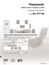 Panasonic SCPT150 Instrucțiuni de utilizare