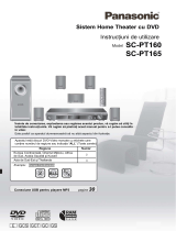 Panasonic SCPT165 Instrucțiuni de utilizare