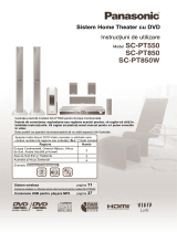 Panasonic SCPT850W Instrucțiuni de utilizare
