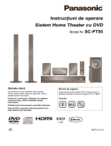 Panasonic SCPT85EP Instrucțiuni de utilizare