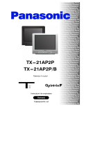 Panasonic TX21AP2P Instrucțiuni de utilizare