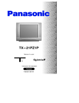 Panasonic TX21PZ1P Instrucțiuni de utilizare