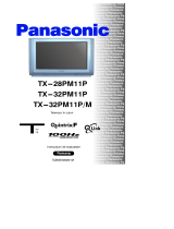 Panasonic TX32PM11P Instrucțiuni de utilizare