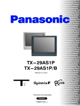 Panasonic TX29AS1P Instrucțiuni de utilizare