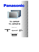 Panasonic TX29PS2P Instrucțiuni de utilizare