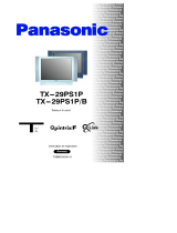 Panasonic TX29PS1P Instrucțiuni de utilizare