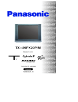 Panasonic TX29PX20PM Instrucțiuni de utilizare