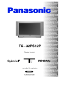 Panasonic TX32PS12P Instrucțiuni de utilizare