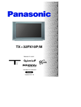 Panasonic TX32PX10PM Instrucțiuni de utilizare