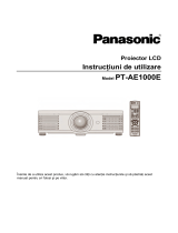 Panasonic PTAE1000E Instrucțiuni de utilizare