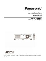 Panasonic PT-AX200E Instrucțiuni de utilizare