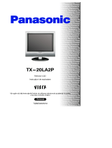 Panasonic TX20LA2P Instrucțiuni de utilizare