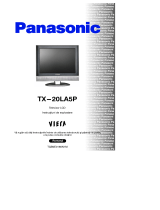 Panasonic TX20LA5P Instrucțiuni de utilizare