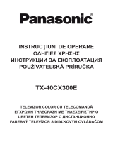 Panasonic TX40CX300E Instrucțiuni de utilizare