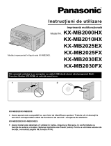 Panasonic KXMB2025 Instrucțiuni de utilizare