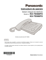 Panasonic KXTS560FX Instrucțiuni de utilizare