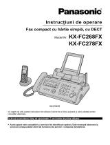 Panasonic KXFC268FX Instrucțiuni de utilizare