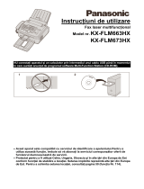 Panasonic KXFLM663HX Instrucțiuni de utilizare