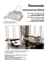 Panasonic KXFP207FX Instrucțiuni de utilizare