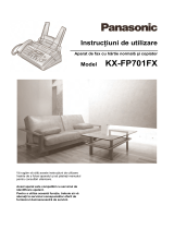 Panasonic KXFP701FX Instrucțiuni de utilizare