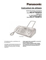 Panasonic KXFT932FX Instrucțiuni de utilizare