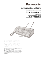 Panasonic KXFT988FX Instrucțiuni de utilizare