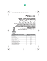 Panasonic KXTG1911FX Instrucțiuni de utilizare